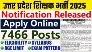 UPPSC Assistant Teacher (TGT) Recruitment 2025